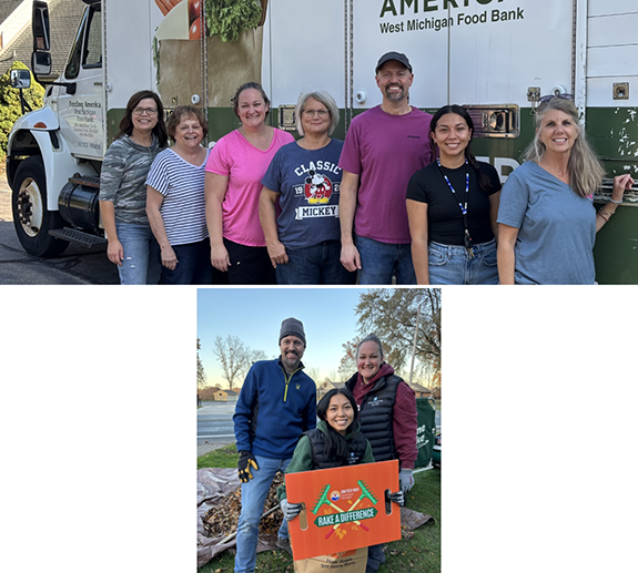 Dental team members at community events
